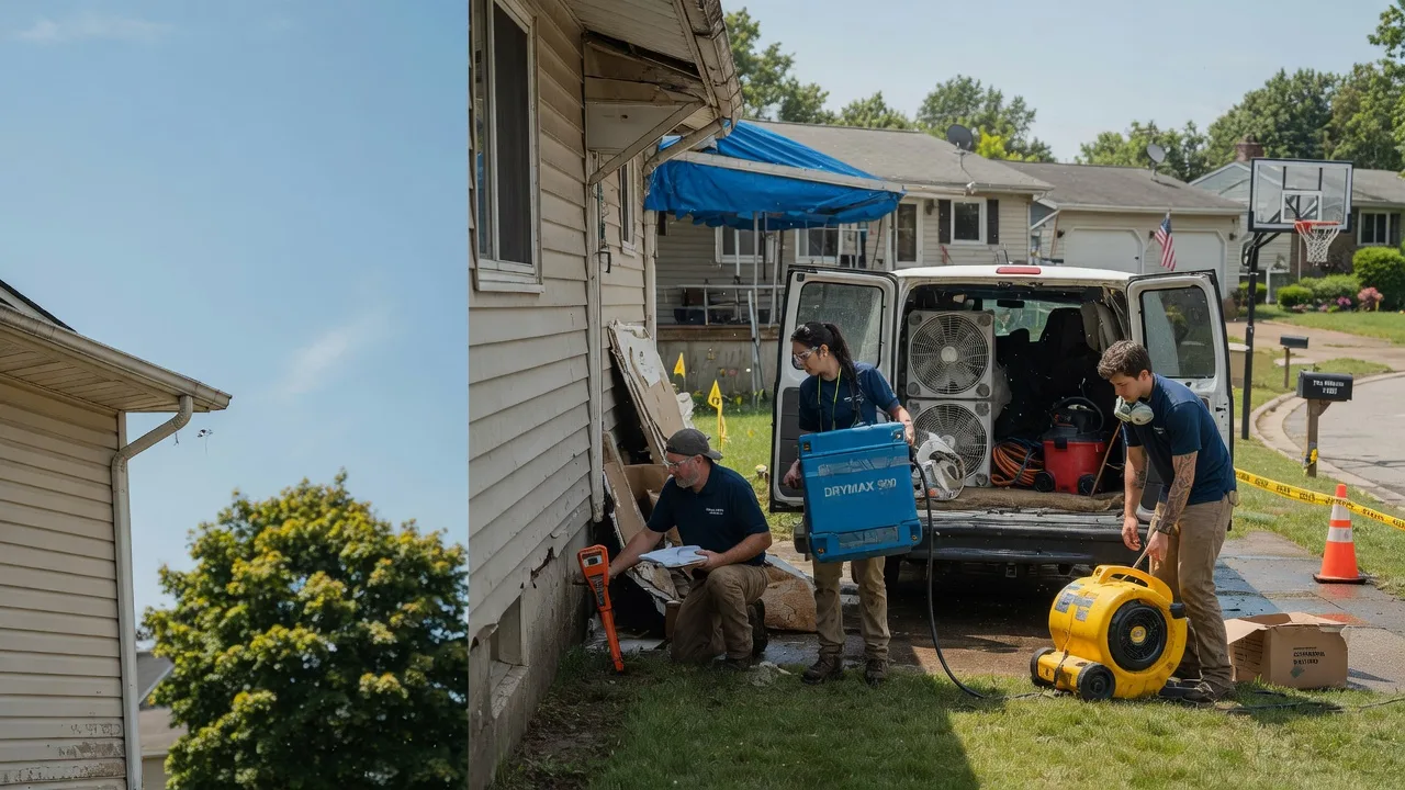 Ceiling Leak Cleanup in Lisbon Falls, ME near me